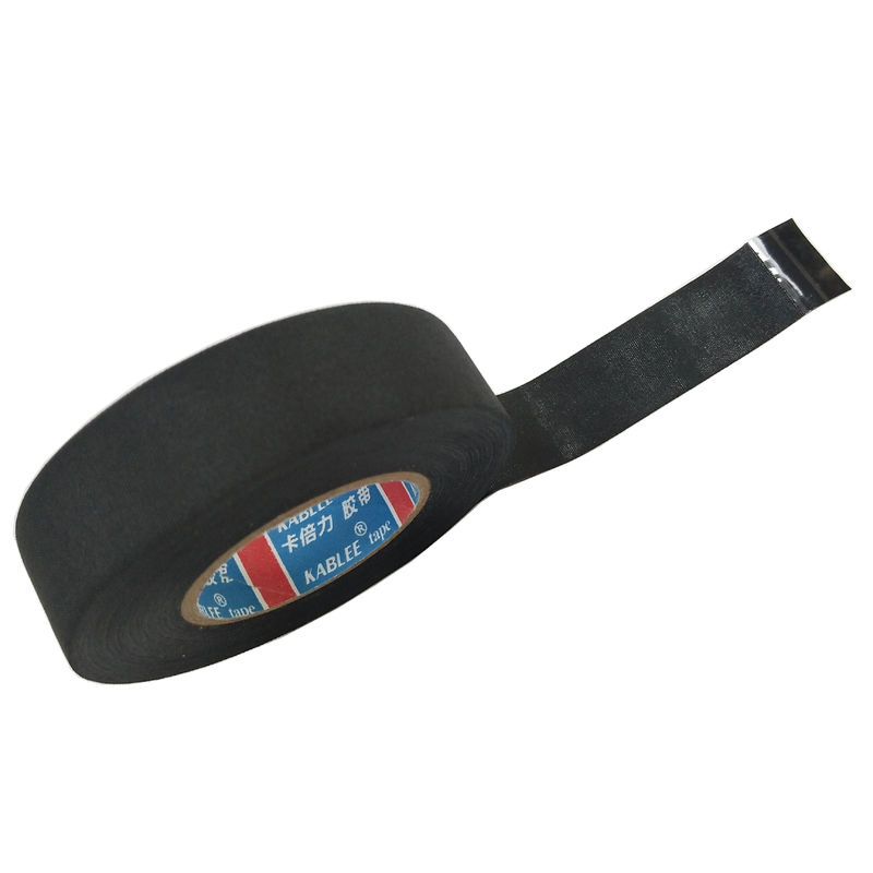 Kain Warna Hitam Kain Kawat Harness Tape Untuk Otomotif Mobil Sepeda Motor