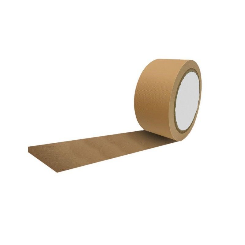 Warna Coklat Timbul Pita PVC Mudah Air Mata Self Adhesive Untuk Kemasan