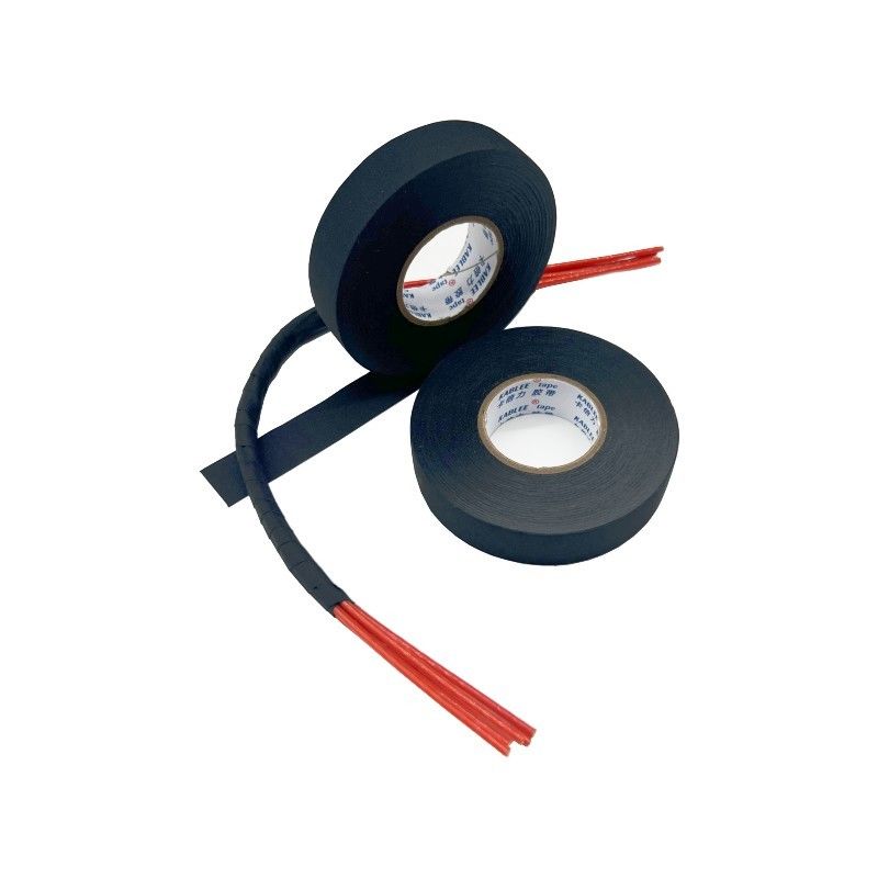 Flame Retardant Cloth Wiring Harness Tape Warna Hitam Untuk Otomotif