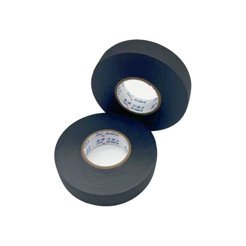 Acrylic Adhesive Wiring Harness Wrapping Tape Tahan Panas Warna Hitam