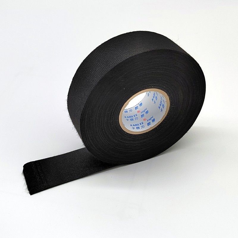 25mm 25M Ukuran Fleece Wiring Harness Tape 20N / Cm Kekuatan Ketebalan 0,31mm