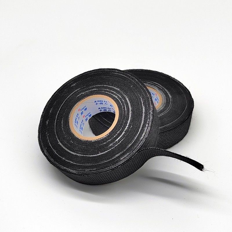 Adhesi 2.5N / cm Fleece Wire Harness Tape 0.31mm Tebal untuk Perlindungan Kabel