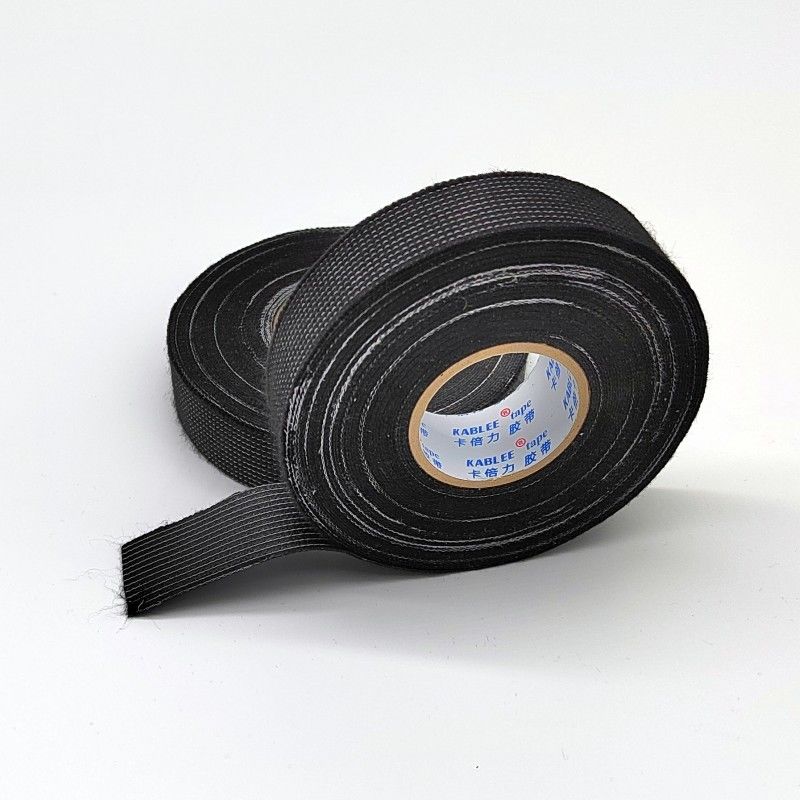 UV tahan 10m Atau 15m Fleece kabel pita Hitam Warna
