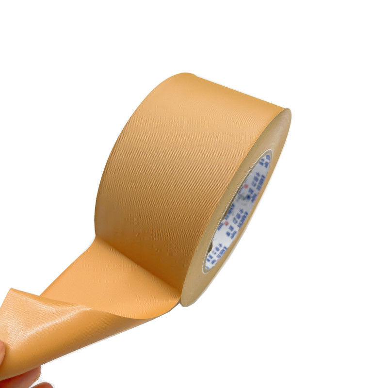 60cm Lebar Easy Tear Tape Kemasan PVC Self Adhesive Warna Brown