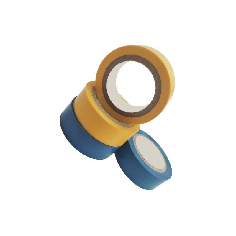 0.13mm Ketebalan Warna Isolasi Pita PVC 20M 25M Panjang Untuk Kabel Otomotif