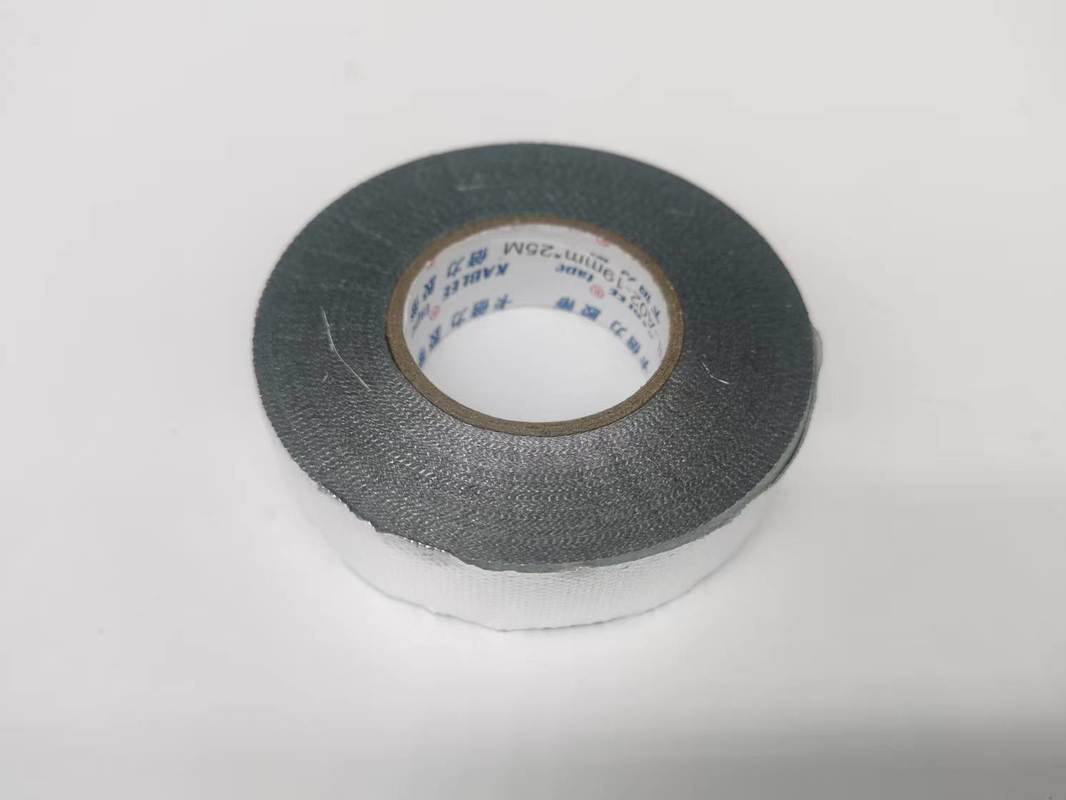 Pita Selang Kabel Otomotif Hitam dengan Ketebalan 0.2mm dan Perekat Kopolimer Akrilat yang Tahan Lama