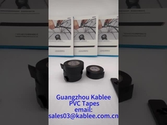 0.13mm Ketebalan Warna Isolasi Pita PVC 20M 25M Panjang Untuk Kabel Otomotif