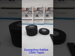 Flame Retardant Cloth Wiring Harness Tape Warna Hitam Untuk Otomotif